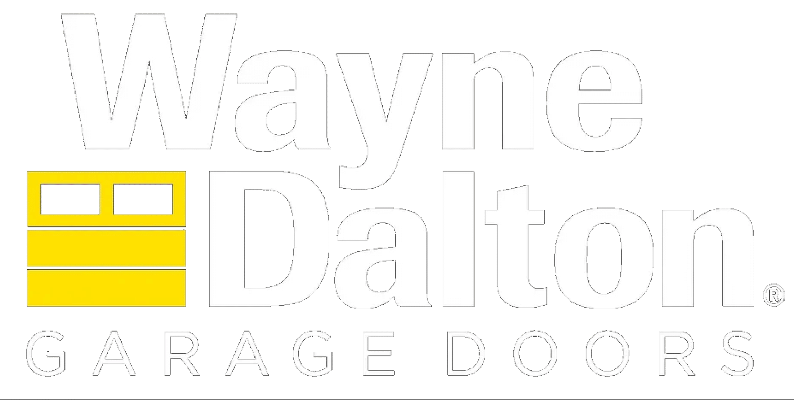 Wayne Dalton Garage Doors white logo