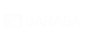 GARAGA Garage Doors white logo